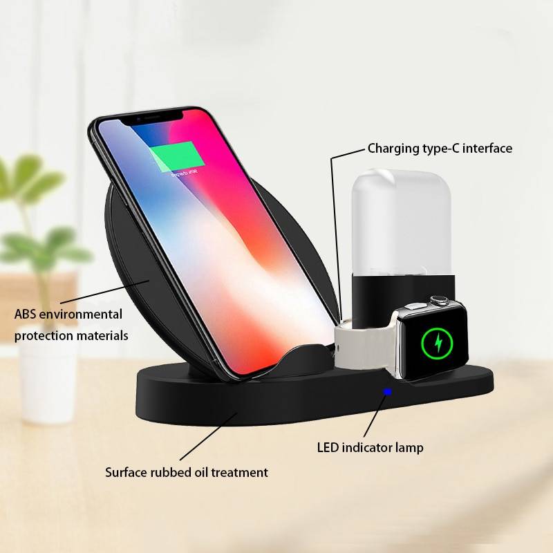 3-in-1 Wireless Charging Dock Station 3-in-1 Wireless Charging Dock Station Phone Accessories